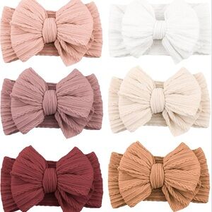 🌸Free Add-On🌸 Set of Six Handmade Baby Headbands & Four Flower Headbands